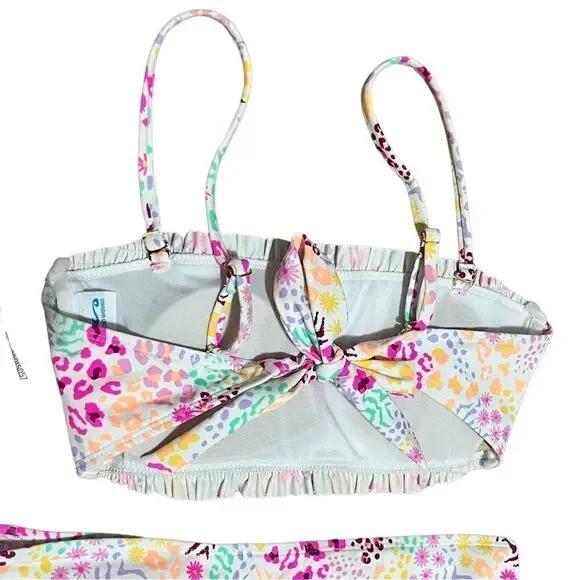 🍑 California Waves Juniors Bikini, M - Picture 3 of 5